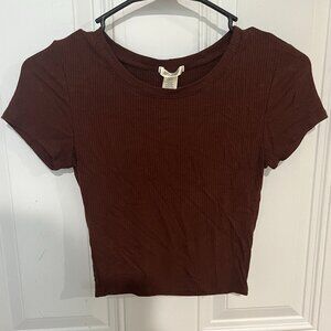 Bozzolo Ribbed Cropped Tee